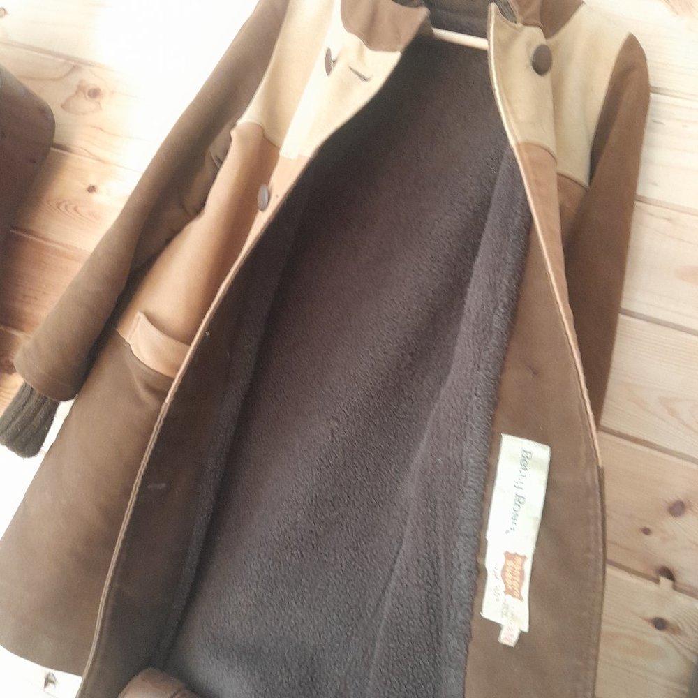 Betty rose suede coat